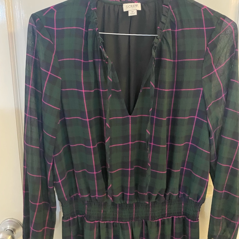 J. Crew Plaid dress